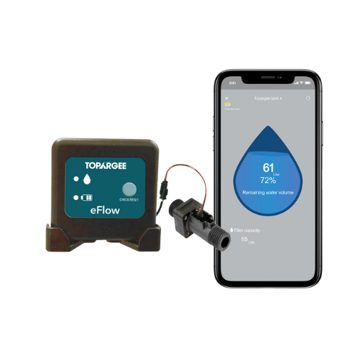 Topargee Bluetooth Gauge and App on Screen