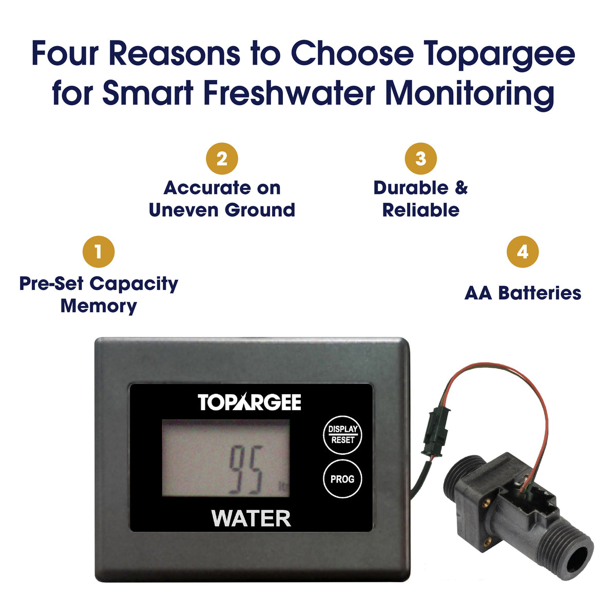 Four reasons to choose Topargee Surface Mount Water Tank Gauge for smart freshwater monitoring